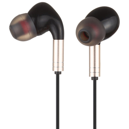 520 8 Pin Interface In-ear Wired Wire-control Earphone with Silicone Earplugs, Cable Length: 1.2m (Gold)-garmade.com