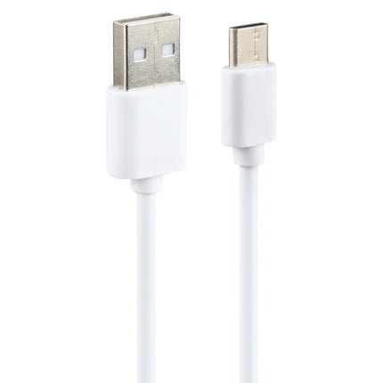 LZ-728 2 in 1 18W QC 3.0 USB Interface Travel Charger + USB to USB-C / Type-C Data Cable Set, EU Plug, Cable Length: 1m(White)-garmade.com