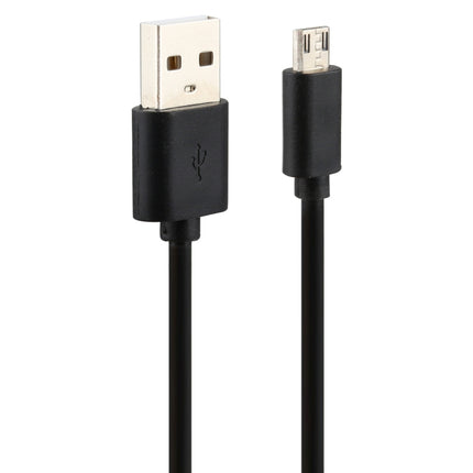 LZ-728 2 in 1 18W QC 3.0 USB Interface Travel Charger + USB to Micro USB Data Cable Set, EU Plug, Cable Length: 1m (Black)-garmade.com