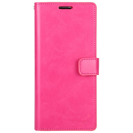 For Samsung Galaxy S21 5G GOOSPERY Mansoor Series Crazy Horse Texture Horizontal Flip Leather Case With Bracket & Card Slot & Wallet (Rose Red)-garmade.com