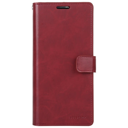 For Samsung Galaxy S21 5G GOOSPERY Mansoor Series Crazy Horse Texture Horizontal Flip Leather Case With Bracket & Card Slot & Wallet (Wine Red)-garmade.com
