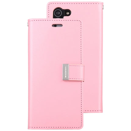 For Samsung Galaxy S21 5G GOOSPERY RICH DIARY PU + TPU Crazy Horse Texture Horizontal Flip Leather Case with Card Slots & Wallet (Pink)-garmade.com