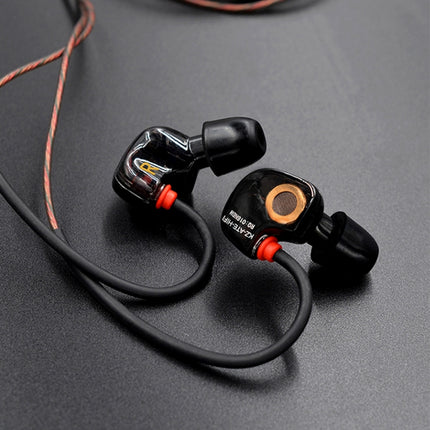 KZ ATE-S 1.3m 3.5mm Hanging Ear Sports Design In-Ear Style Wire Control Earphone, For iPhone, iPad, Galaxy, Huawei, Xiaomi, LG, HTC and Other Smart(Black)-garmade.com