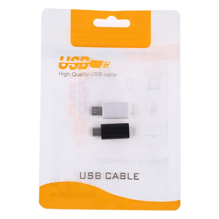 USB-C / Type-C Female to Micro USB Male Converter Adapter (Black)-garmade.com