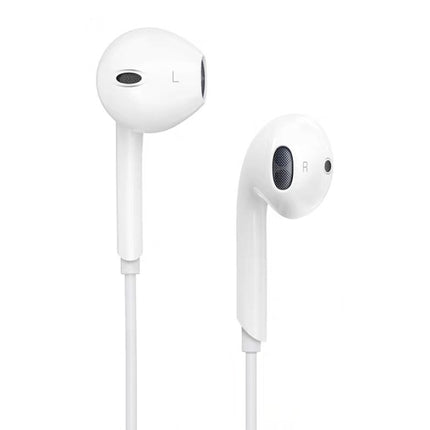 WK Y10 3.5mm Plug Wired Wire Control Earphone, Support Call & Wake Up Siri & Take Pictures, Cable Length: 1.2m(White)-garmade.com