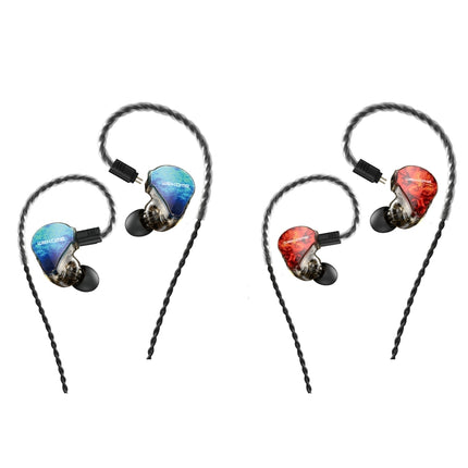 WK Y25 Amber Bluetooth + 3.5mm Elbow Plug Dual-purpose Ear-mounted Wired Earphone (Blue)-garmade.com
