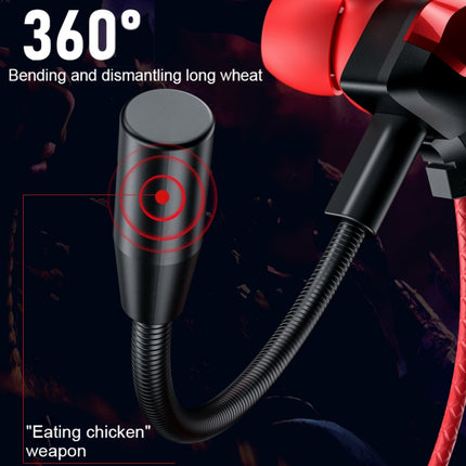 WK ET-Y30 ET Series 3.5mm Elbow In-ear Wired Wire-control Gaming Earphone with Microphone (Black)-garmade.com