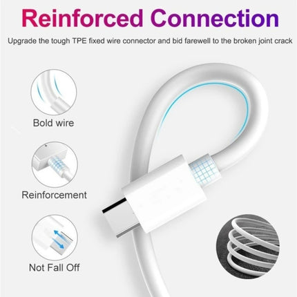 USB-C / Type-C to USB-C / Type-C PD Fast Charging & Sync Data Cable, Cable Length: 14cm(White)-garmade.com