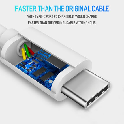 USB-C / Type-C to USB-C / Type-C PD Fast Charging & Sync Data Cable, Cable Length: 14cm(White)-garmade.com