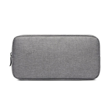 Multi-functional Headphone Charger Data Cable Storage Bag Power Pack, Size: L, 23 x 11.5 x 5.5cm(Grey)-garmade.com