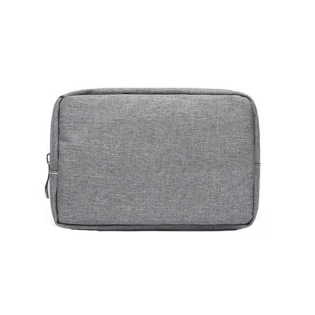 Multi-functional Headphone Charger Data Cable Storage Bag Power Pack, Size: S, 17 x 11.5 x 5.5cm (Grey)-garmade.com