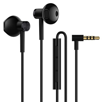 Original Xiaomi Generally Half In-ear TPE Wire Control Earphone With Mic, For iPhone, iPad, Galaxy, Huawei, Xiaomi, LG, HTC and Other Smartphones(Black)-garmade.com