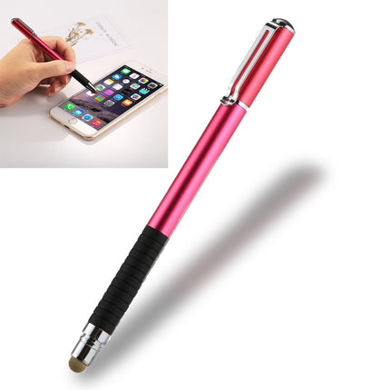 Universal 2 in 1 Multifunction Round Thin Tip Capacitive Touch Screen Stylus Pen, For iPhone, iPad, Samsung, and Other Capacitive Touch Screen Smartphones or Tablet PC(Magenta)-garmade.com