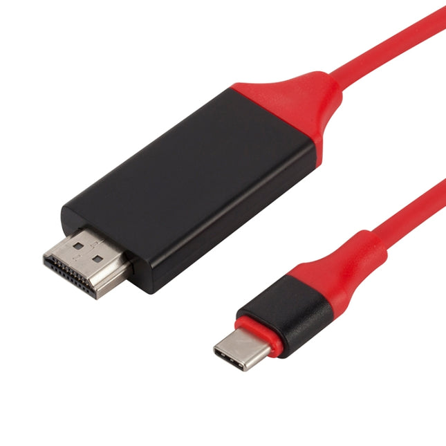 USB-C / Type-C 3.1 to 4K HD HDMI Plastic Video Cable, Length: 2m-garmade.com