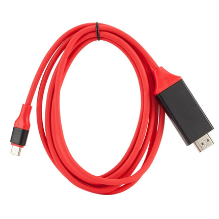 USB-C / Type-C 3.1 to 4K HD HDMI Plastic Video Cable, Length: 2m-garmade.com