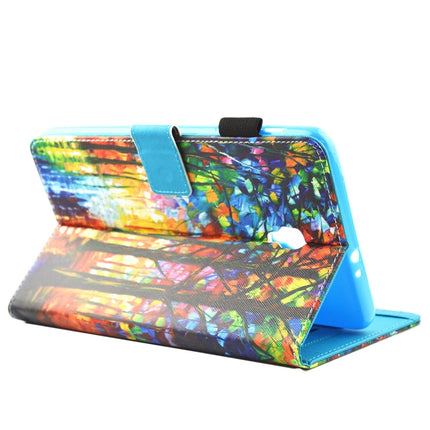 For Galaxy Tab A 8.0 / T380 & T385 Woods Pattern Horizontal Flip Leather Case with Holder & Card Slots-garmade.com