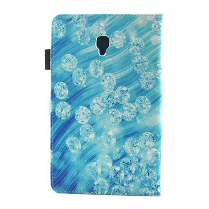 For Galaxy Tab A 8.0 / T380 & T385 Diamond Pattern Horizontal Flip Leather Case with Holder & Card Slots-garmade.com