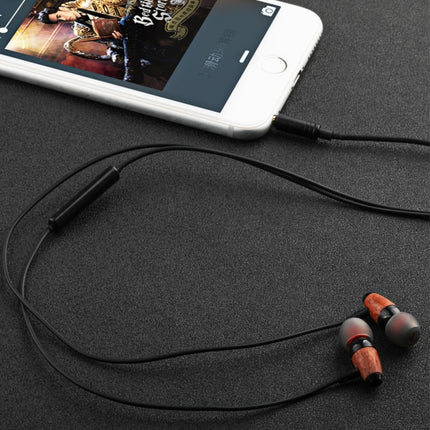 awei ES-60TY TPE In-ear Wire Control Earphone with Mic, For iPhone, iPad, Galaxy, Huawei, Xiaomi, LG, HTC and Other Smartphones(Black)-garmade.com