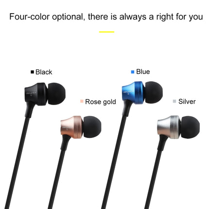 awei ES910i TPE In-ear Wire Control Earphone with Mic, For iPhone, iPad, Galaxy, Huawei, Xiaomi, LG, HTC and Other Smartphones(Black)-garmade.com