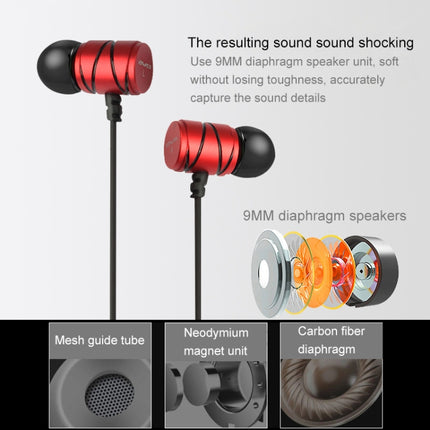 awei Q5i Nylon Weave In-ear Wire Control Earphone with Mic, For iPhone, iPad, Galaxy, Huawei, Xiaomi, LG, HTC and Other Smartphones(Grey)-garmade.com