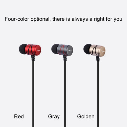 awei Q5i Nylon Weave In-ear Wire Control Earphone with Mic, For iPhone, iPad, Galaxy, Huawei, Xiaomi, LG, HTC and Other Smartphones(Grey)-garmade.com