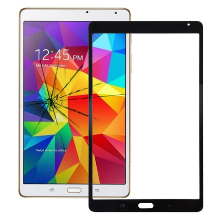 For Galaxy Tab S 8.4 / T700 Front Screen Outer Glass Lens (Black)-garmade.com