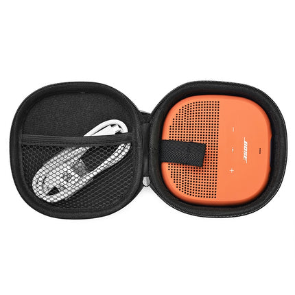 Portable Intelligent Bluetooth Speaker Storage Bag Protective Case for BOSE SoundLink Micro(Black)-garmade.com
