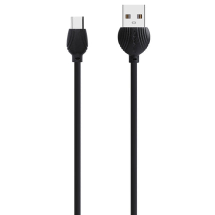 awei CL-62 2 in 1 2.5A USB-C / Type-C Charging + Transmission Aluminum Alloy Double-sided Insertion Data Cable, Length: 1m (Black)-garmade.com