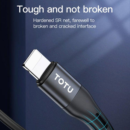 TOTUDESIGN BPD-002 Soft Series 8 Pin PD3.0 Quick Charging Cable, Length: 1m (Red)-garmade.com