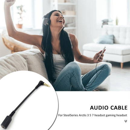 ZS0167 Sound Card Connecting Cable + Adapter Cable for Steelseries Arctis 3 5 7 Headphones-garmade.com