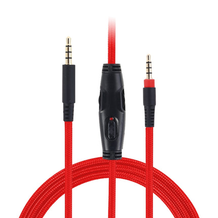 ZS0192 3.5mm Male to Male Headphone Cable Tuned Version for Kingston Skyline Alpha Audio Cable(Red)-garmade.com