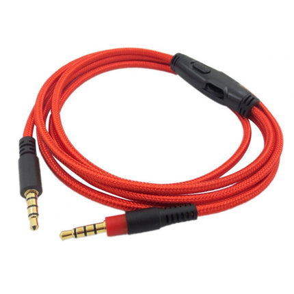 ZS0192 3.5mm Male to Male Headphone Cable Tuned Version for Kingston Skyline Alpha Audio Cable(Red)-garmade.com