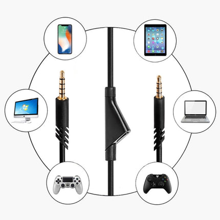 ZS0131 Gaming Headset Audio Cable for Logitech Astro A10 A40-garmade.com