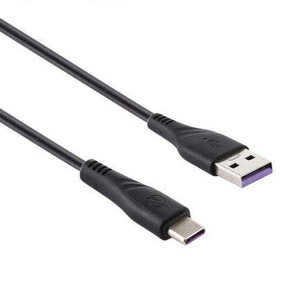 USB 3.0 to USB-C / Type-C Super Fast Charging Data Cable, Cable Length: about 1m (Black)-garmade.com