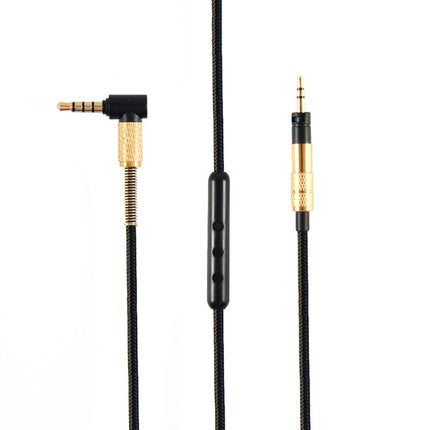 ZS0047 Call Wire Control Version HD4.30 Earphone Audio Cable (Black)-garmade.com