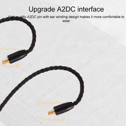 ZS0027 3.5mm to A2DC Headphone Audio Cable for Audio-technica ATH-LS50 E40 E70 CKR100 CKS1100(Brown)-garmade.com