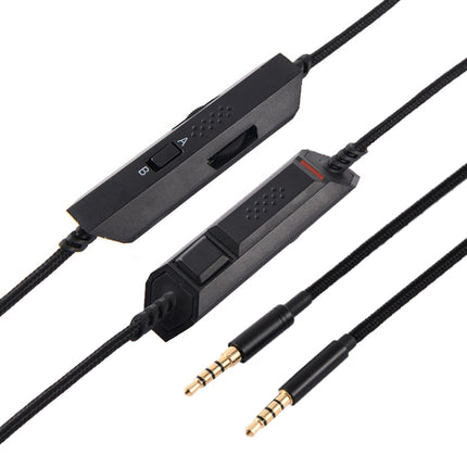 ZS0082 3.5mm Headphone Audio Cable for Logitech G633 G933 (Black)-garmade.com