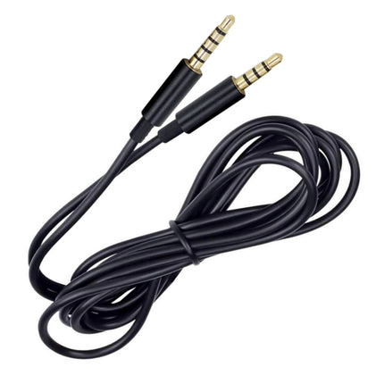ZS0086 Standard Version Gaming Headphone Audio Cable for Logitech Astro A10 A40 A30 (Black)-garmade.com