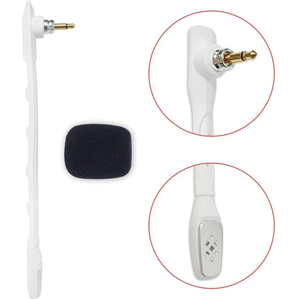 ZS0186 Microphone Head for Logitech ASTRO A40 Noise Cancelling Microphone(White)-garmade.com