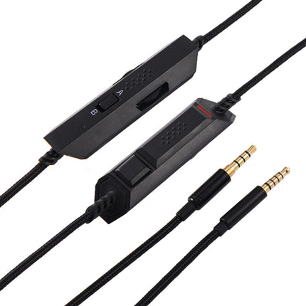 ZS0150 Gaming Headphone Audio Cable for Logitech G233 G433 G Pro X (Black)-garmade.com