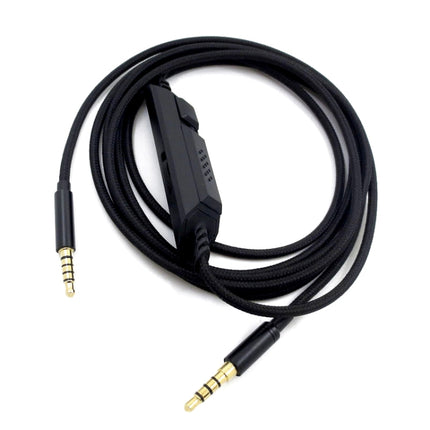 ZS0150 Gaming Headphone Audio Cable for Logitech G233 G433 G Pro X (Black)-garmade.com