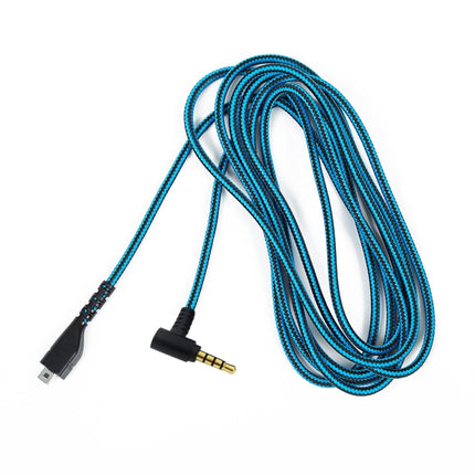 ZS0158 Elbow Plug Gaming Headset Audio Cable for SteelSeries Arctis 3 / 5 / 7 (Blue)-garmade.com