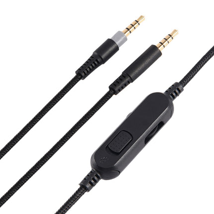 ZS0161 3.5mm Headphone Audio Cable for HyperX Cloud MIX / Cloud Alpha(Black)-garmade.com