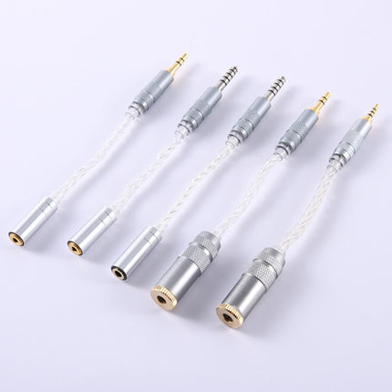ZS0021 2.5mm Male to 4.4mm Female Balance Adapter Cable (Silver)-garmade.com