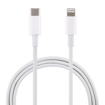 20W 9V/2A 1M USB-C / Type-C to 8 Pin PD Fast Charging Cable for iPhone, iPad, Cable Length: 1m(White)-garmade.com