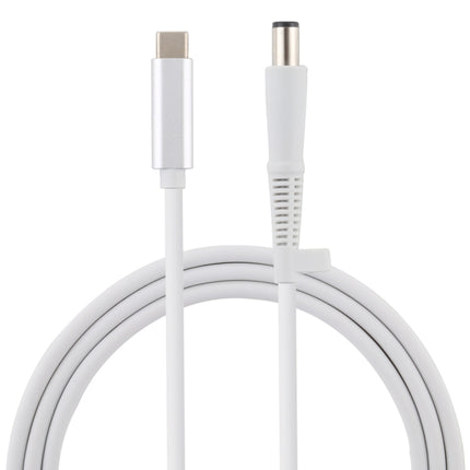 USB-C / Type-C to 7.4 x 0.6mm Laptop Power Charging Cable for HP, Cable Length: about 1.5m(White)-garmade.com