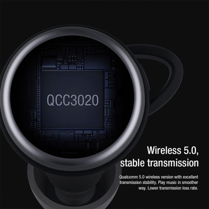 NILLKIN GO TW004 Bluetooth 5.0 Wireless Bluetooth Earphone (Black)-garmade.com