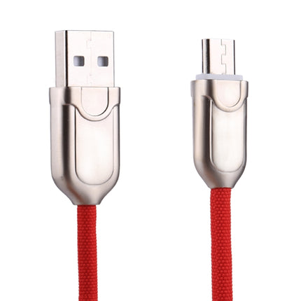 1m 2A Micro USB to USB 2.0 Data Sync Quick Charger Cable(Red)-garmade.com