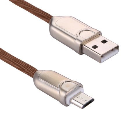 1m 2A Micro USB to USB 2.0 Data Sync Quick Charger Cable(Brown)-garmade.com