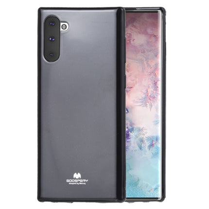 GOOSPERY JELLY TPU Shockproof and Scratch Case for Galaxy Note 10 (Black)-garmade.com